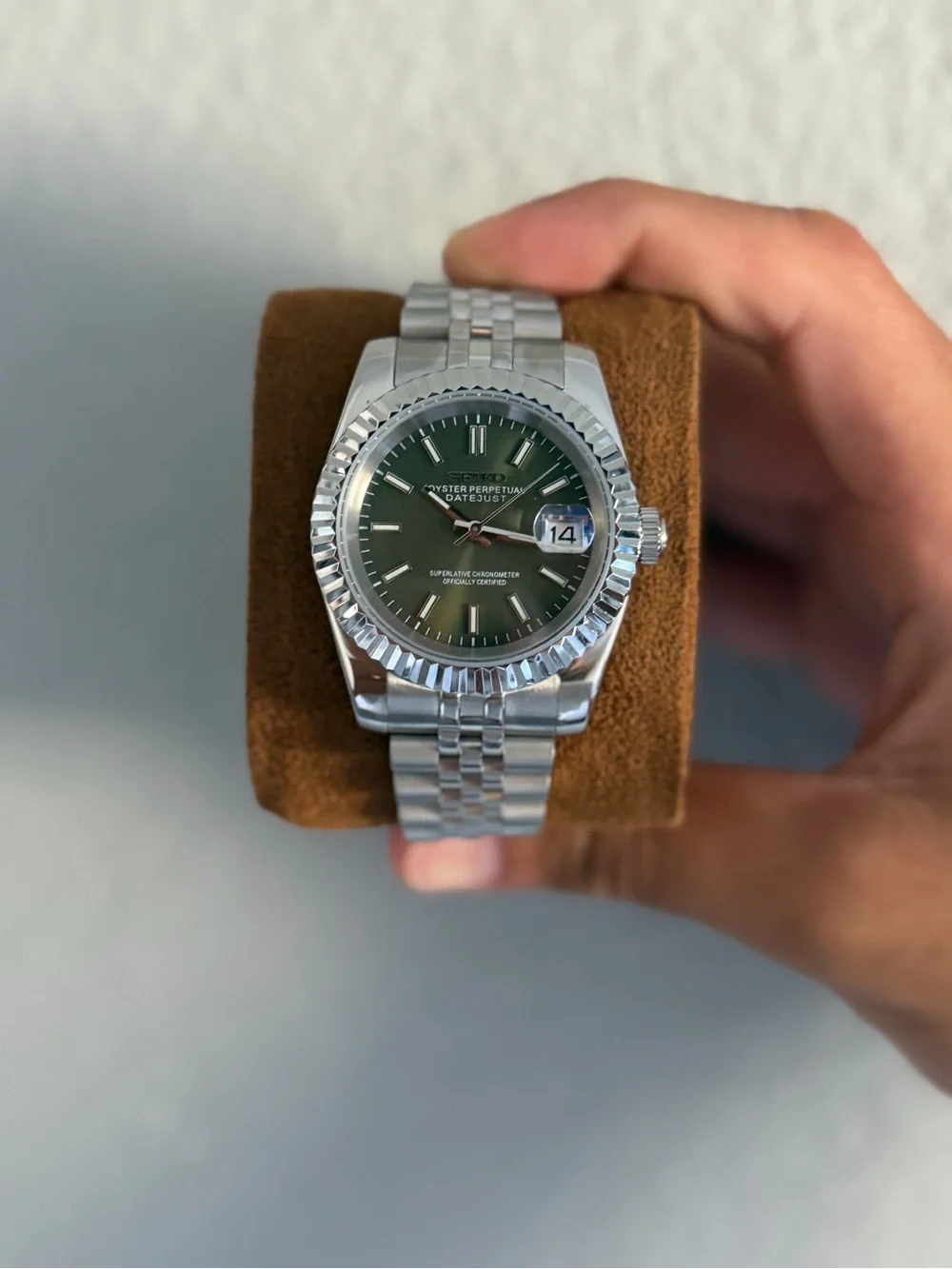 Seiko Mod: Olive Datejust